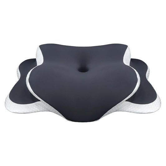 Memory Foam Pillow Cervical Pillow Neck Pain Relief Contour Ergonomic Orthopedic Neck Support for Side Back Stomach Sleeper Gift